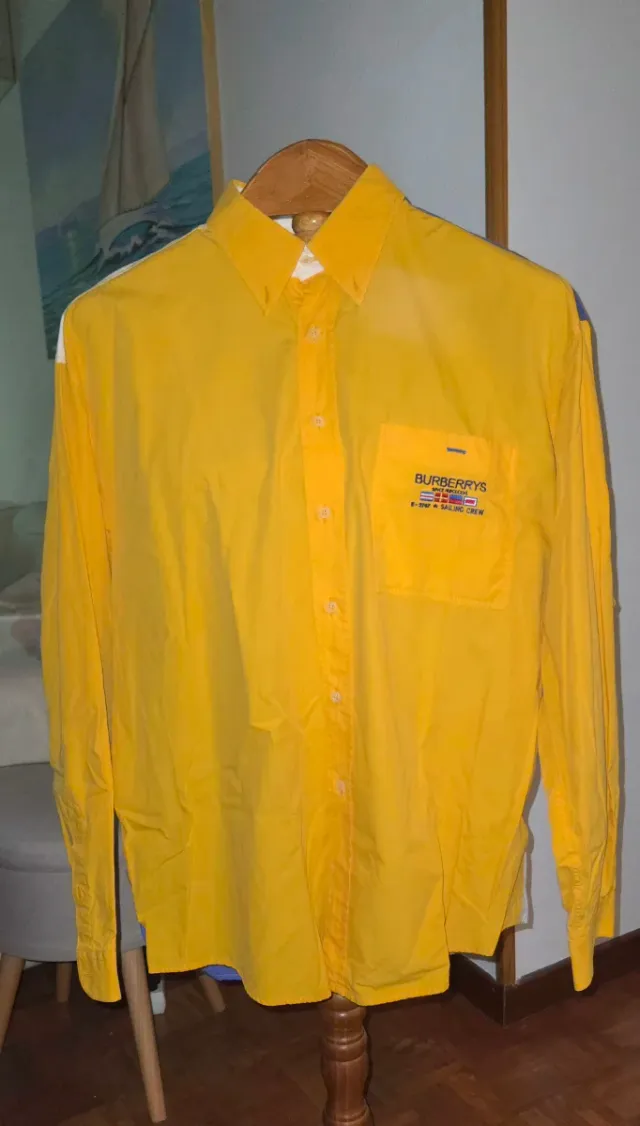 Camisa Burberrys Náutica Amarilla