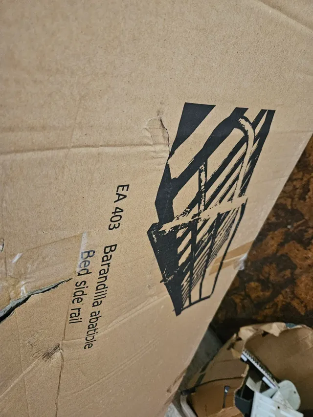 Barandilla abatible para cama