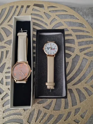 2 Relojes Fila y MCY KCY Beige