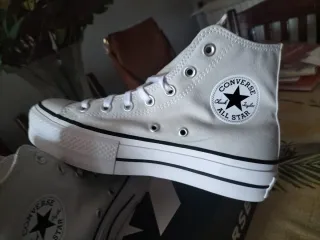 Zapatillas Converse grises claro