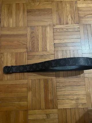 Cintura Louis Vuitton monogram marrone e nera