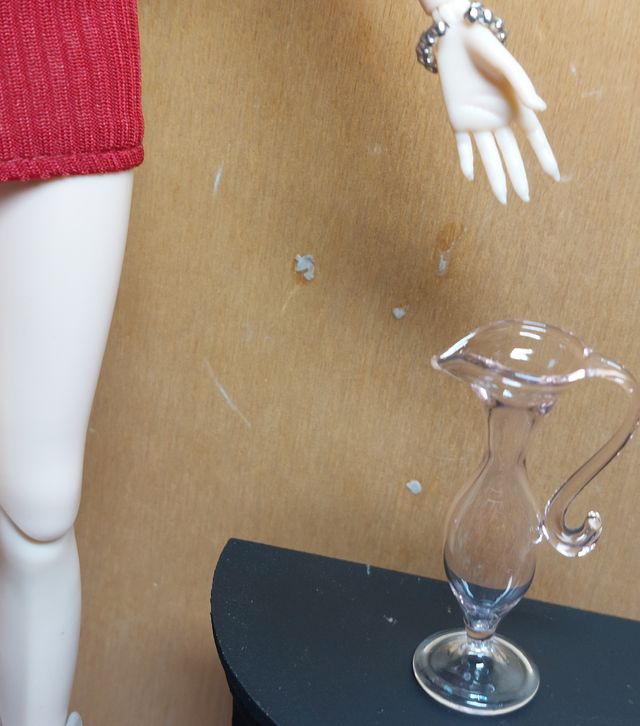 Jarra cristal fino escala  1:6 Barbie