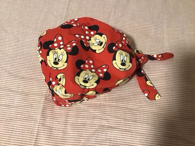 Gorro de enfermera tela Minnie Mouse