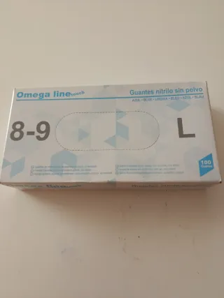 Caja Guantes Nitrilo Omega Line Talla L