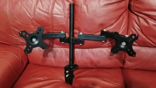 Supporto 2 bracci monitor/tablet