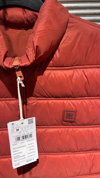 Chaleco Pedro del Hierro Talla M Rojo