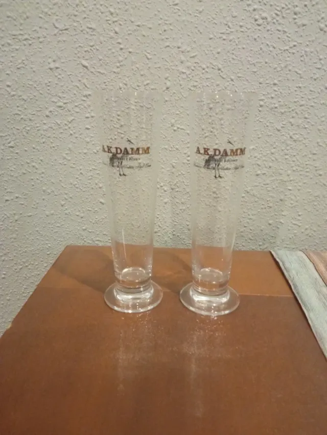 Copas cerveza A.K. Damm (2 unidades)