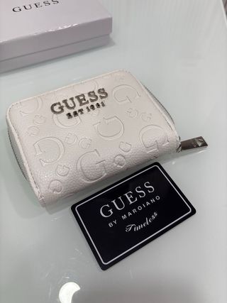 Monedero Blanco Estampado