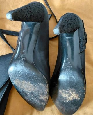 Conjunto Charles Jourdan Bolso y Zapatos Negro