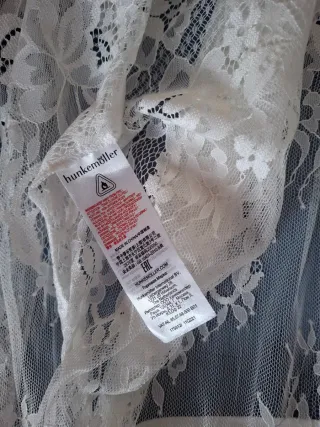 Kimono Novia Encaje Blanco.