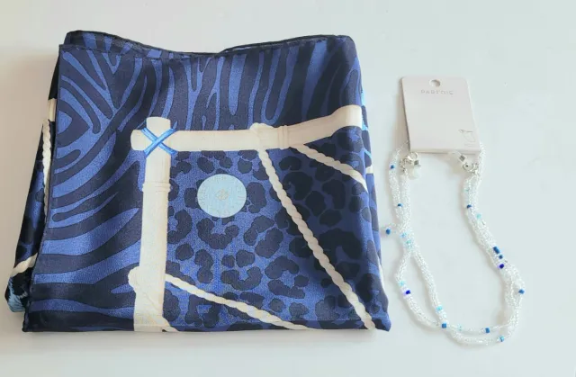 Pañuelo Pertegaz 100% seda y cordón gafas