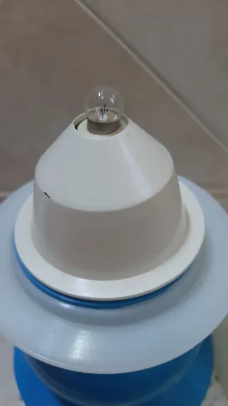 Lampada Superpila vintage anni '70