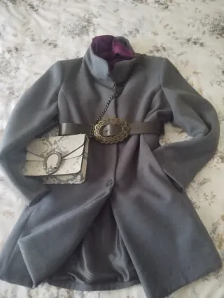 Cappottino monopetto grigio nuovo