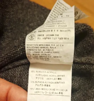 Vestito Sisley grigio