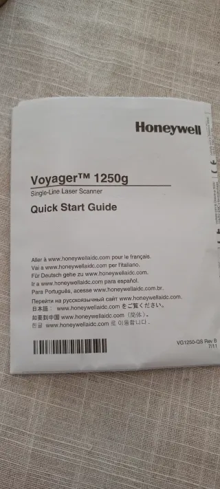 Scanner Laser Honeywell Voyager 1250g USB