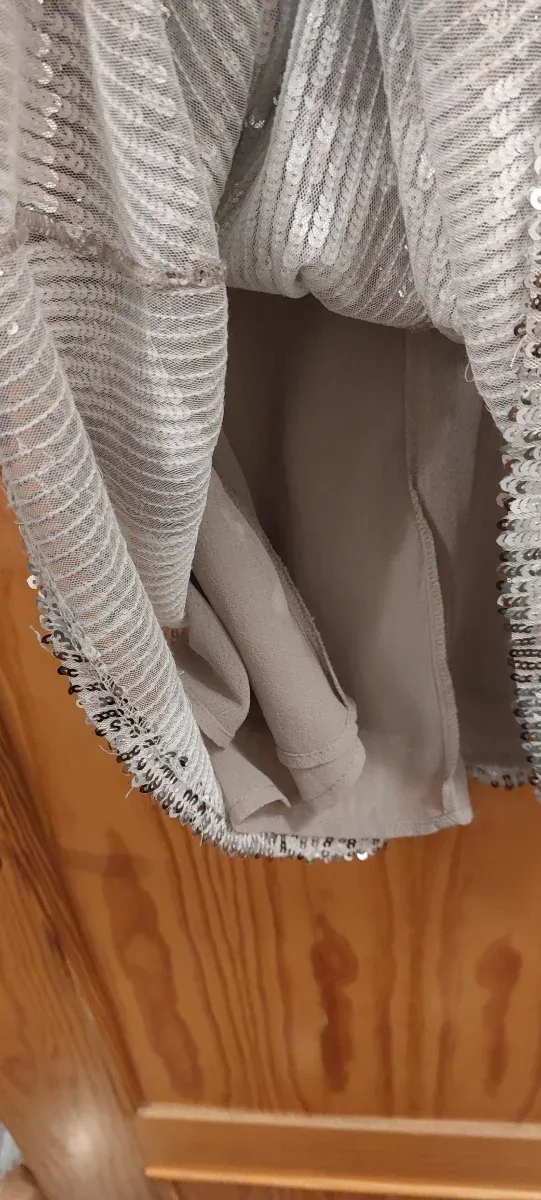 Vestido lentejuelas Zara talla S