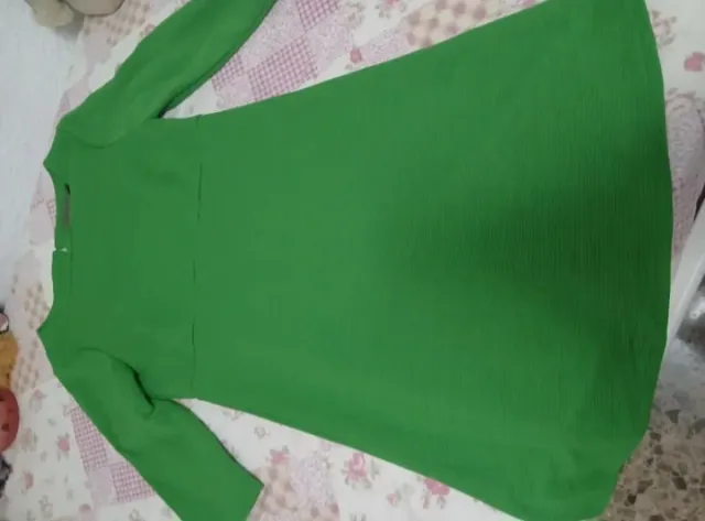 Vestido Cortefiel Verde Talla M