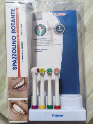 4 Testine Spazzolino Elettrico FixMED Rotante