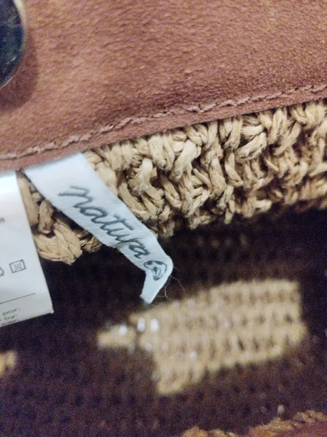 Bolso de mano tejido Natura