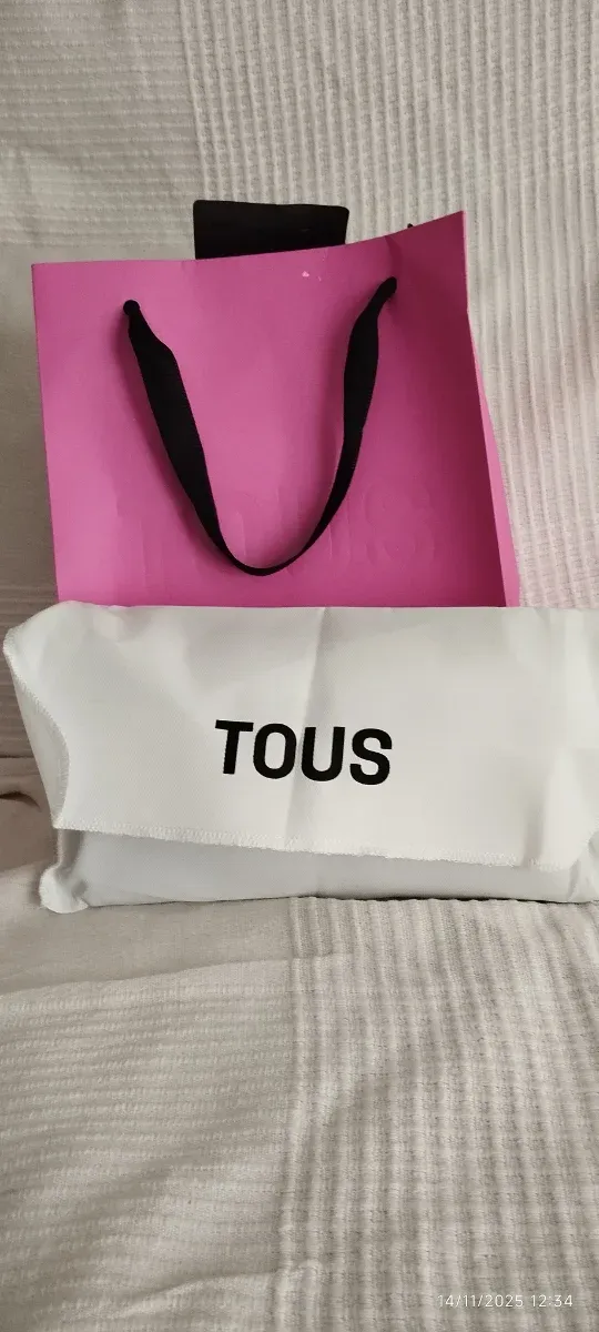 Cartera Tous Beige y Gris