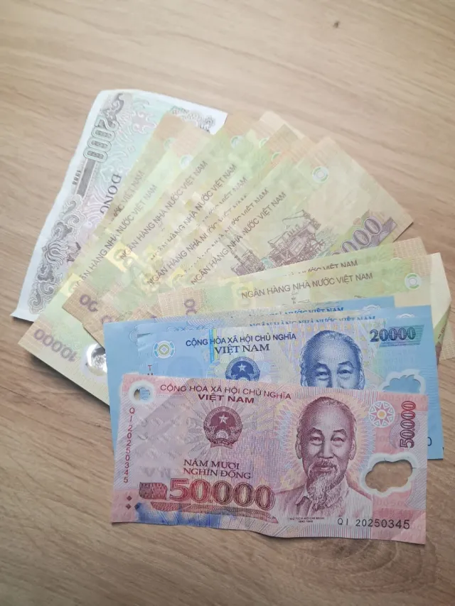 Lote de Notas do Vietnã Dong