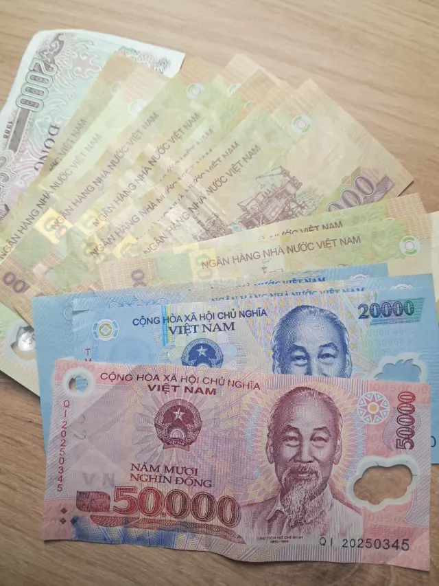 Lote de Notas do Vietnã Dong