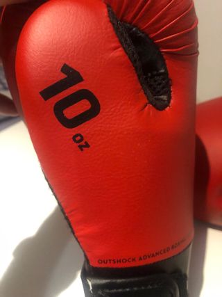 Guantes de Boxeo Rojo 10 oz