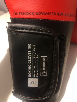 Guantes de Boxeo Rojo 10 oz