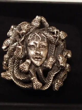 Anillo Medusa Plata 925