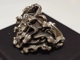 Anillo Medusa Plata 925