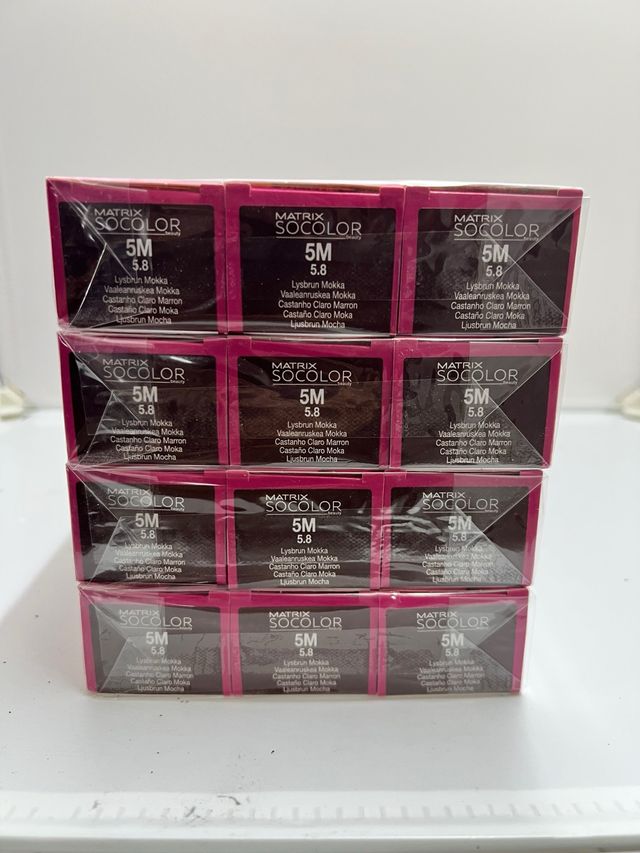 Tinte Matrix Socolor 5M 5.8 Lote 12 Tubos, 4€ Ud