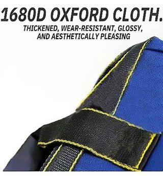 Bolsa porta herramientas AIRAJ 16" azul. NUEVA.