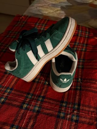 Adidas Campus Verdi Bianche Scarpe