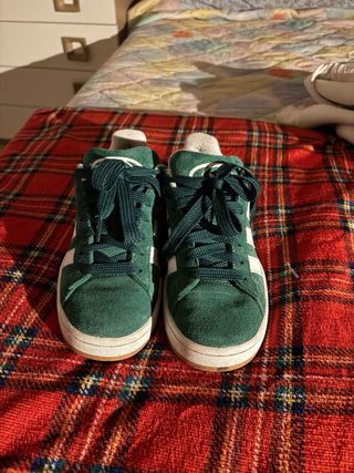 Adidas Campus Verdi Bianche Scarpe