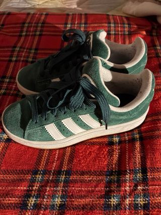 Adidas Campus Verdi Bianche Scarpe