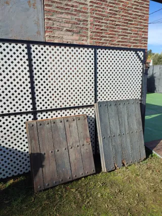 Puertas de madera vintage rústicas