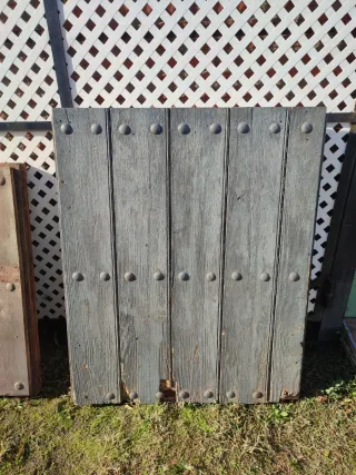 Puertas de madera vintage rústicas