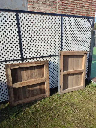 Puertas de madera vintage rústicas