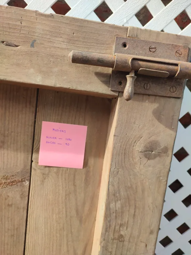 Puertas de madera vintage rústicas