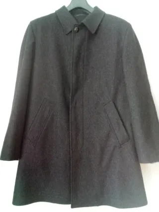 Abrigo de lana Emidio Tucci gris