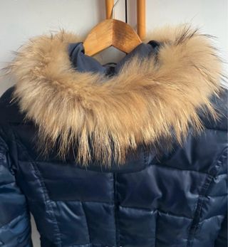 Chaqueta de plumas azul marino