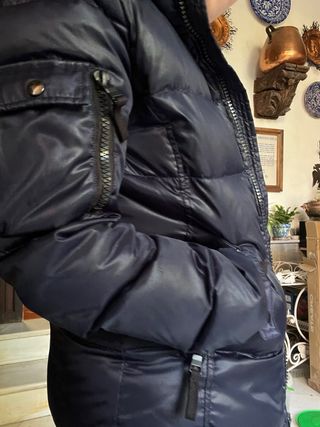 Chaqueta de plumas azul marino