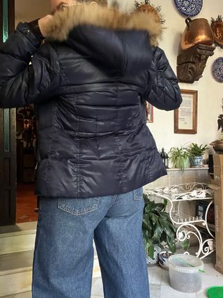 Chaqueta de plumas azul marino