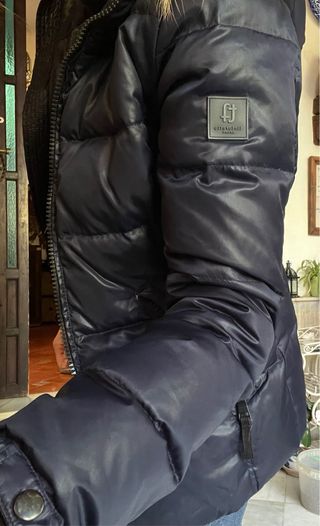 Chaqueta de plumas azul marino