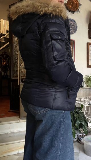 Chaqueta de plumas azul marino