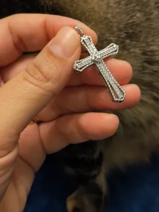 Cruz de Plata y Circonitas