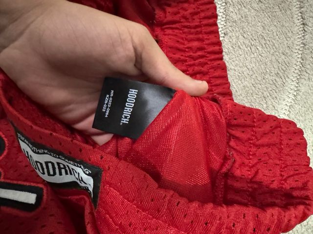 Pantalón corto Hoodrich rojo