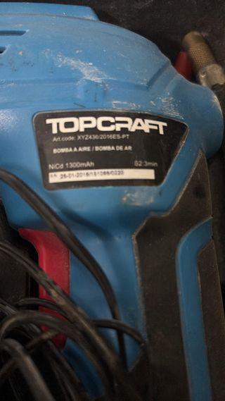 Mini taladro y compresor de aire