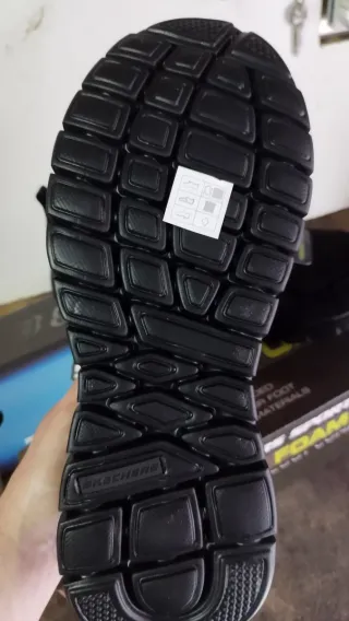 Skechers Uomo Nere Running Memory Foam