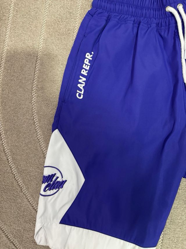 Pantalón corto Clan Repr. Azul y Blanco